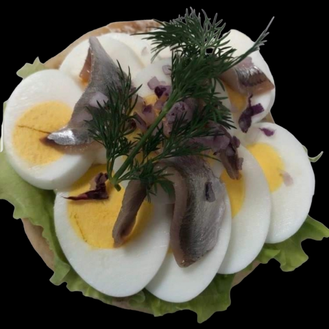 Bild på Äggmacka med ansjovis